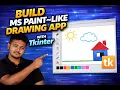 Tkinter GUI Drawing Canvas Project - Full Tutorial Step-by-Step Guide
