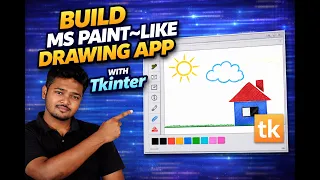 Tkinter GUI Drawing Canvas Project - Full Tutorial Step-by-Step Guide