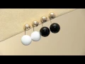EternaGold Gemstone Polished Stud Earring Jackets 14K Gold on QVC