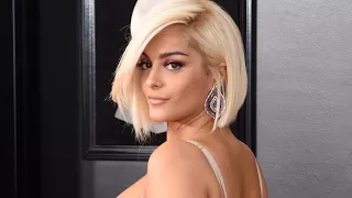 Bebe Rexha Suffers Unfortunate Wardrobe Malfunction at 2018 GRAMMYs -
