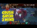 GOD TIER speed build - GR130 LOD Nova Necro Diablo 3 Season 31