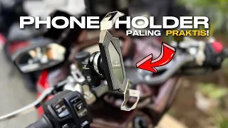 Holder HP paling PRAKTIS ! Enak buat TOURING ! | Takeway Phone Holder