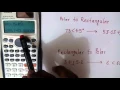 FX 991ES Scientific Calculator Conversion of Rectangular to Polar Polar to Rectangular