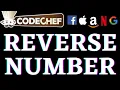 Reverse The Number CodeChef Beginners Problems Python