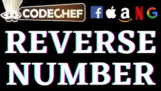 Reverse The Number CodeChef Beginners Problems Python
