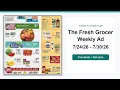 The Fresh Grocer Weekly Ad 26 - 26 Best Deals