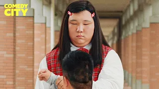 big girl beats up a bully cj7 stephen chow xu jiao