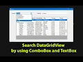How to DataGridView by using ComboBox and TextBox in C