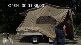 Lees-ure Lite Excel trailer The quickest opening closing small trailer on the market