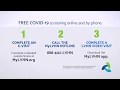 Free COVID-19 pre-screenings Online