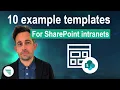10 example templates for SharePoint intranets Lightspeed365