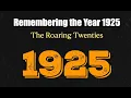 Lagu Remembering the Year 1925