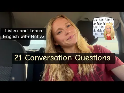 Conversation class with Native English Speaker | 21 Questions | Comprehensible Input |