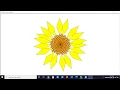 Turtle Sun Flower in Python
