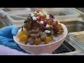 Patbingsu Shaved Ice with Jelly - Taiwanese Street Food