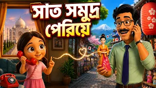 সাত সমুদ্র পেরিয়ে SAT SOMUDRO PERIYE | Top Bengali Rhymes | #banglarhymes