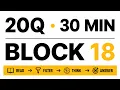 20 USMLE Step 1 Questions in 30 Minutes Block 18