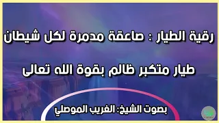 رقية الجن الطيار رقيه صاعقة مدمرة لكل شيطان طيار متكبر بقوة الله تعالى الشيخ الغريب الموصلي 