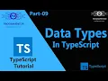 09 DataTypes in TypeScript TypeScript DataTypes Type Annotation TypeScript TS