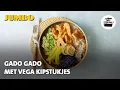 Lagu Wat eten we? Gado gado met vega-kipstukjes