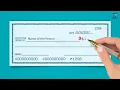 How to Write a Check Step by Step Instructions - Writing Dollars and Cents on Checks