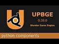 UPBGE tutorial - python components