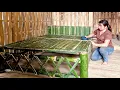 Download Lagu Single woman makes simple bamboo bed at home