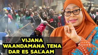 New Protests Witnessed In Dar Es Salaam This Afternoon 