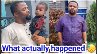 sad nollywood actor osinachi dike loses his 2 year old son jidenna 