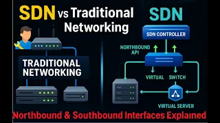 SDN Explained Traditional Networking vs SDN Northbound Southbound Interface Made Simple