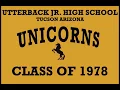 Utterback Jr High School Yearbook - Tucson Arizona 1978