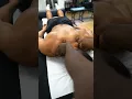 Very Asmr Satisfying muscle knots being removed