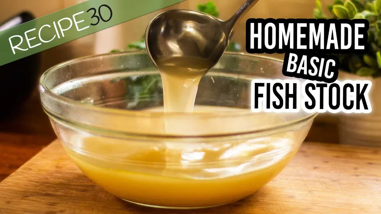 Homemade Fish stock   for sauces and seafood soups