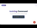 Splunk SPL tostring Command Tutorial - Convert Numbers to Strings with Formatting
