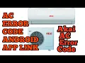 Akai Air Conditioner AC Error Code update by All Error Code