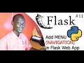 Python with Flask App Development - How to adding Navigation Menu to Flask App