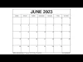 Printable June 2023 Calendar Templates with Holidays - VL Calendar