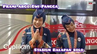 Download Suasana Stasiun Balapan Solo Dimalam Hari Ada Prami Argo Dwi Pangga Yang Anggun Dan Cantik MP3