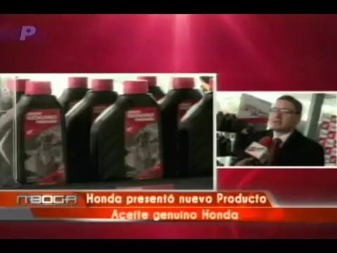 Honda presentó nuevo producto aceite genuino Honda