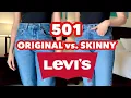 Lagu Levi's 501 Originals vs. 501 Stretch Skinny Jeans | Tawny Alessandra
