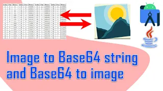 Image to Base64 string and Base64 to image How to convert Image into base64 String in Android