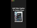 Add caption using HTML