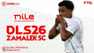 تحميل لعبة دريم ليج مود الزمالك المصري باخر الانتقالات والطقم والتعليق العربي DLS 26 MOD ZAMALEK SC 