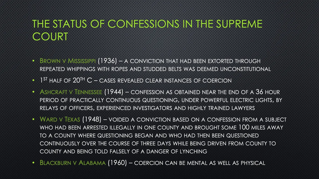 10 Psychology of False Confessions
