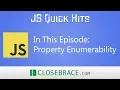 JS Quick Hits 24 - Property Enumerability