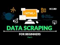 Data scraping with python Part 1 Web Scraping Tutorial Board Infinity