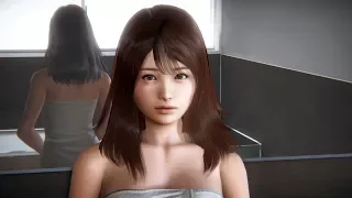 Akiko Short hair Shoulder length hair Dynamic Bone ILLUSION Play Home MOD