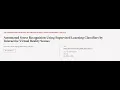 Automated Stress Recognition Using Supervised Learning Classifiers by Interactive Vir RTCL TV