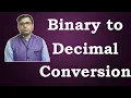Binary to Decimal Conversion Computer Fundamentals Quick Engineering Ashish Chandak