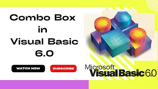 Combo Box in Visual Basic 6 0 Visual Basic Tutorial - 7